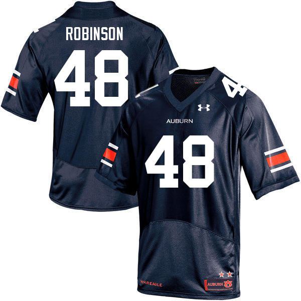 Auburn Tigers Men's Marquis Robinson #48 Navy Under Armour Stitched College 2021 NCAA Authentic Football Jersey QYY5774NN